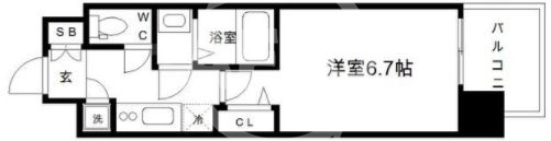 レジュールアッシュ中之島サウスの間取り|レジュールアッシュ中之島SOUTH　間取り