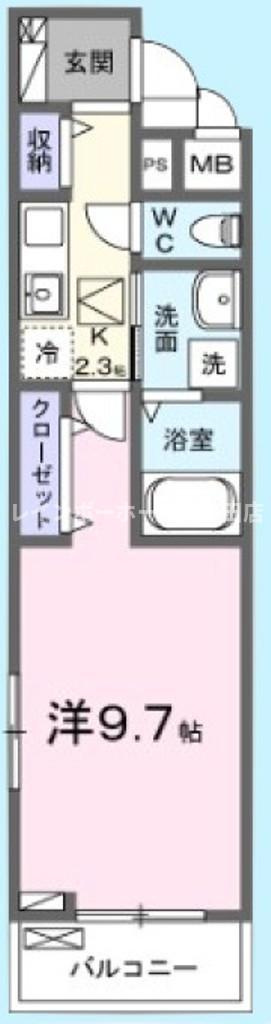 シンセリティ※初期費用分割あと払いサービス利用可能物件の間取り