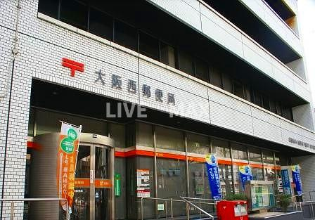 高槻城内郵便局（618m）
