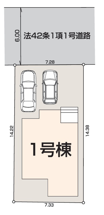 【仲介手数料無料】Livele Garden　所沢市東新井町　全1棟　の区画図