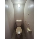 コーポラス田主丸Ⅱのトイレ|落ち着いた色調のトイレです