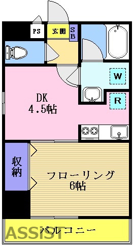 カーサＭＬの間取り