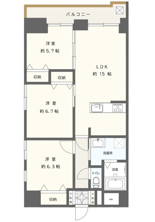 チサンマンション平和大通りⅡ