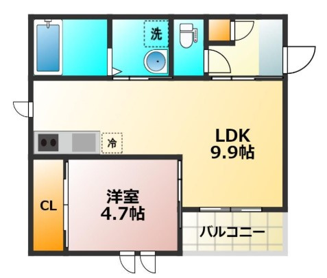 レガリストSJ花畑の間取り|使い勝手の良い間取りです♪