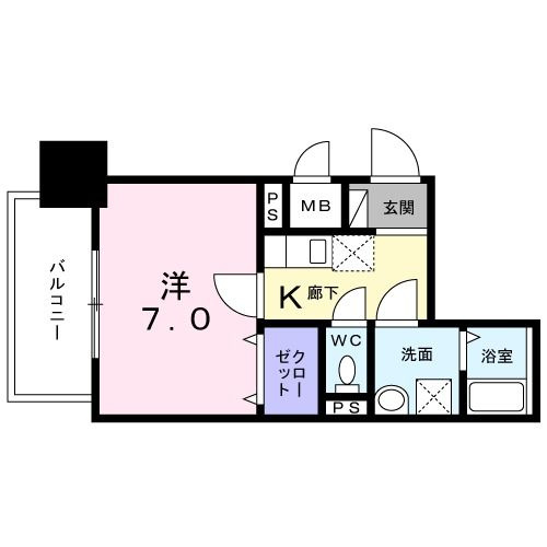 メゾン　ド　シュシュ　西巣鴨の間取り|間取りです。