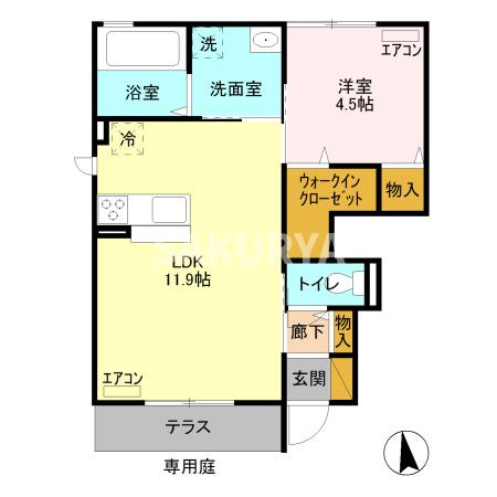 ボニートの間取り