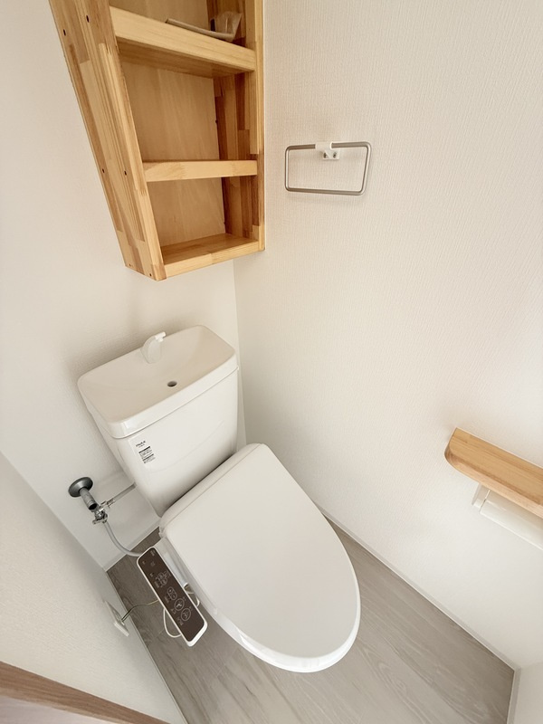 Space広川 D棟のトイレ|シンプルで使いやすいトイレです