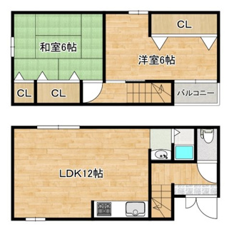 【間取り】 | 今川６丁目　中古一戸建