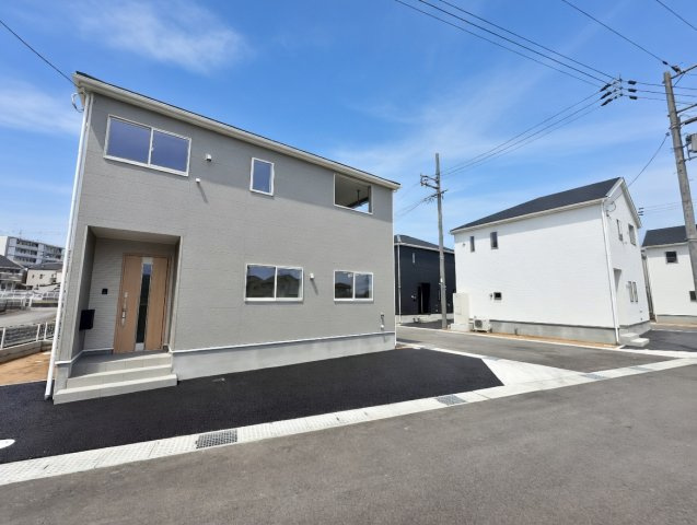 明石市大久保町谷八木　第6期　新築一戸建ての外観|安心の10年保証！外観を美しく保ち、雨水で汚れを落とします！気になることがありましたら、お気軽にお問い合わせください！