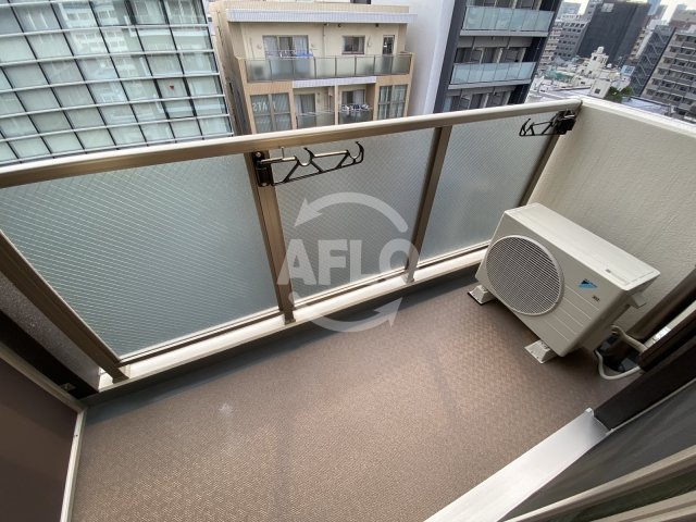 リップル南森町Ⅱのバルコニー|リップル南森町II　バルコニー