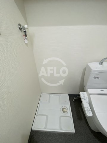 リップル南森町Ⅱの洗面所|リップル南森町II　洗濯機置き場