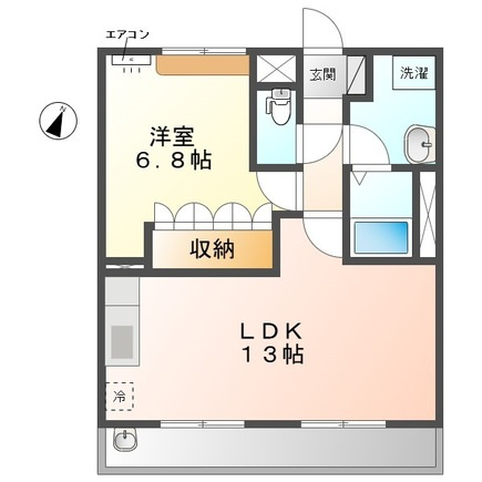 【間取り】 | クレメント駒木Ｂ | 間取図