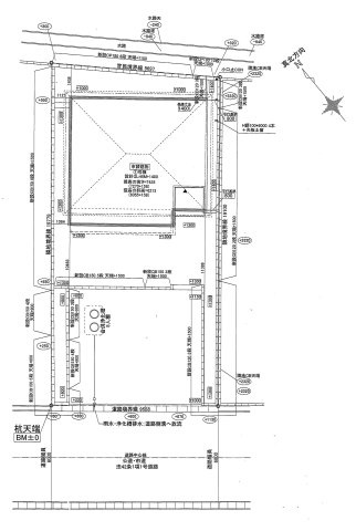 大府市半月町４-124番『仲介手数料無料』新築一戸建て・建売の区画図