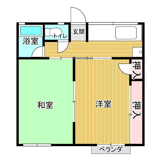 シティハイムカネコの間取り