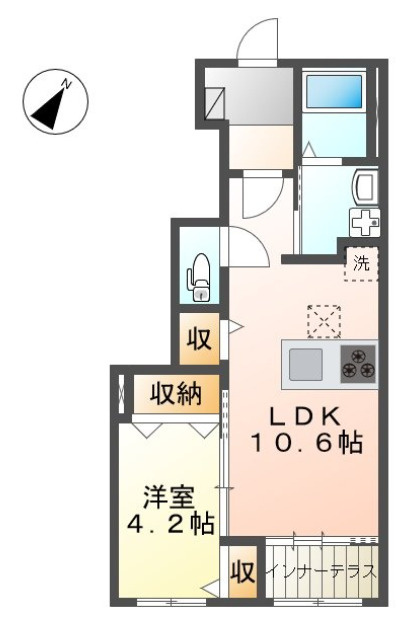 ルピナシオンの間取り