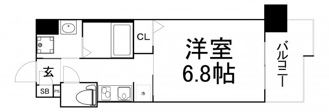 【間取り】 | ミリアン四天王寺夕陽丘Ⅱ