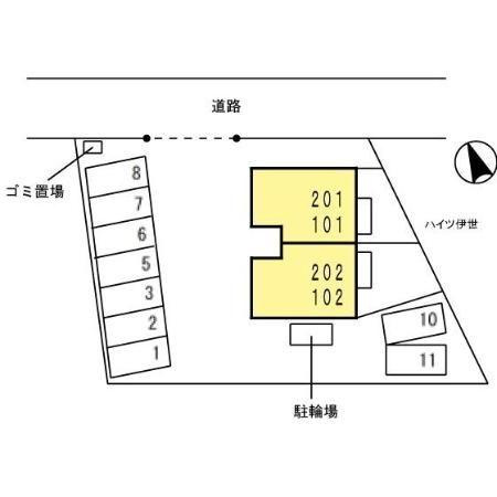 グラン・カネイⅡの区画図