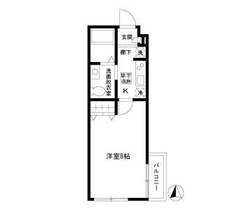 サンモール・Ｋの間取り