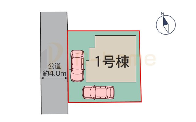 守谷市百合ヶ丘3丁目　新築戸建て　1号棟の区画図|大きなお買い物だからこそ、メリット・デメリットを伝えさせて頂きます。
R-homeにお任せください♪