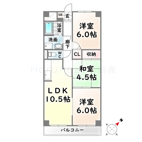 【間取り】 | ヒルズ池場【名古屋市賃貸・ネット無料】
