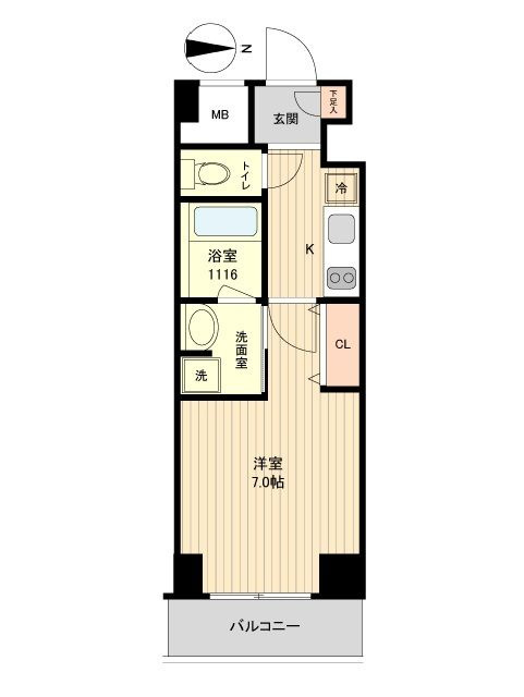 アンビックスつつじヶ丘 Ａ棟の間取り