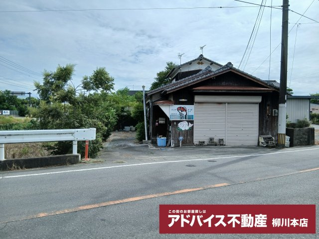 柳川市筑紫町の売地の外観