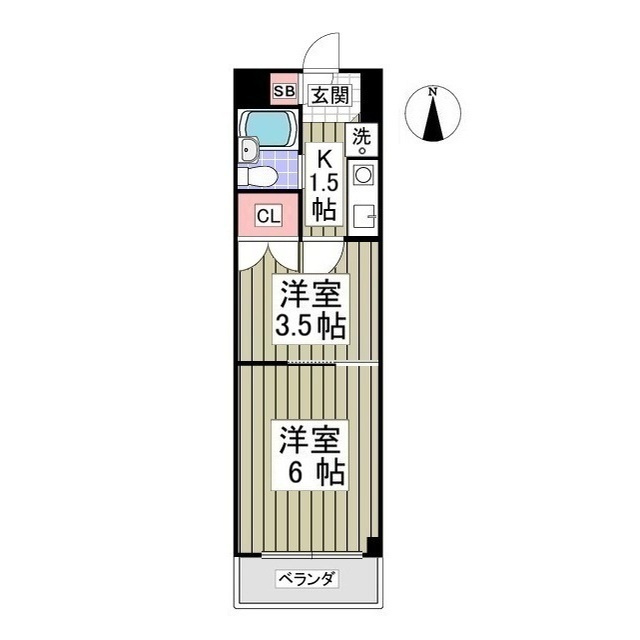 たいしん与野ハイツの間取り