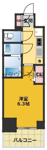 【間取り】 | プレサンス上前津リラシス | 使いやすい間取りです