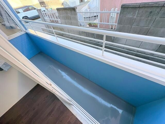 グレイスキゲツのバルコニー