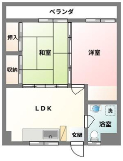 【間取り】 | コーポ富島 | コーポ富島★那覇市字大道エリア