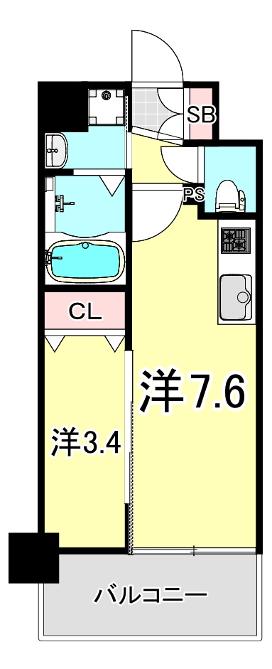 ＭＡＸＩＶ尼崎の間取り