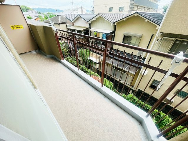 藤和伏見コープのバルコニー