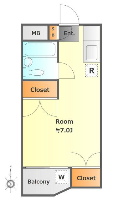 ハイグレース北新宿の間取り