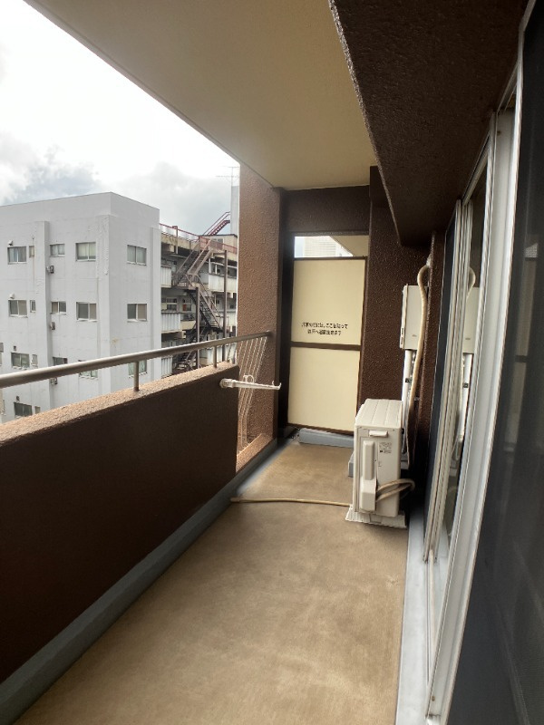 厚生町クラウンズマンションのバルコニー