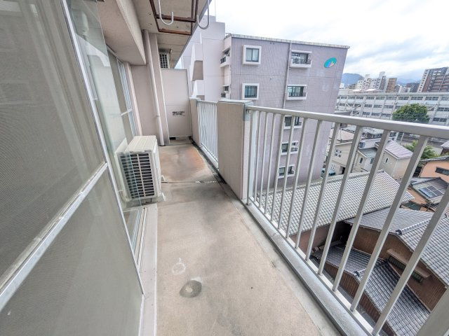 エクレール黒崎南のバルコニー