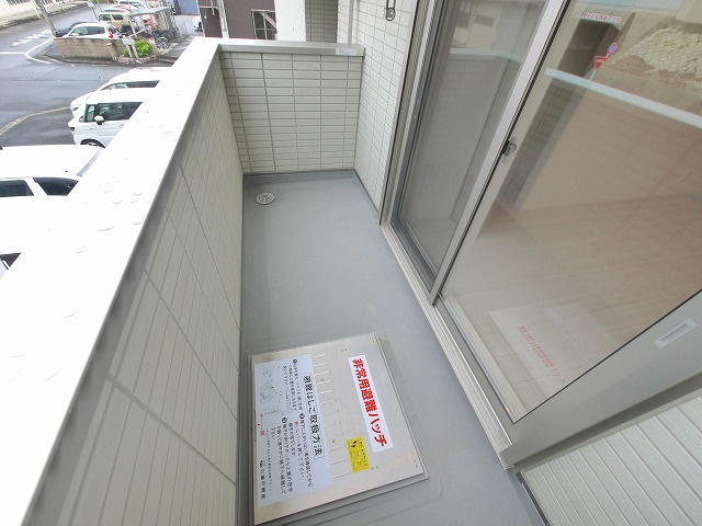 RETOLIA川原城町のバルコニー