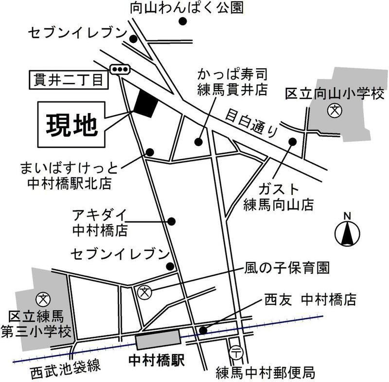 ムサシヤレジデンスの地図