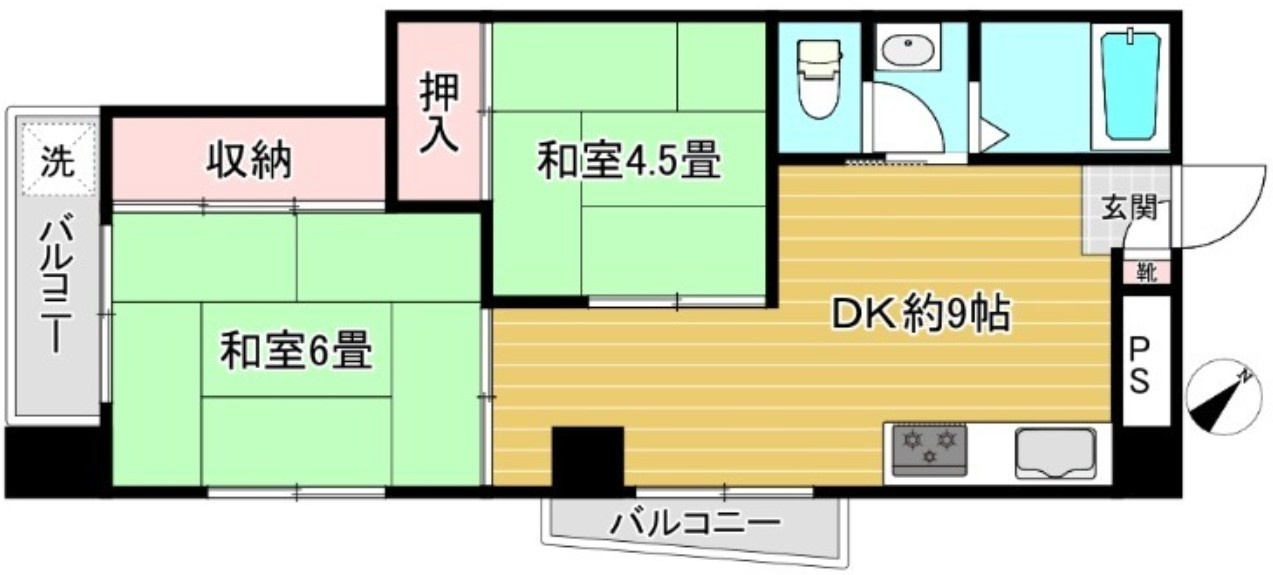 パラシオン荻窪の間取り