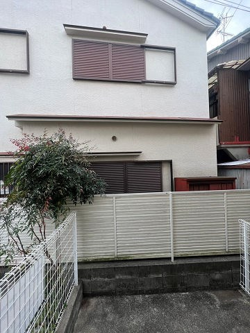 尼崎市若王寺２丁目のアパートの展望