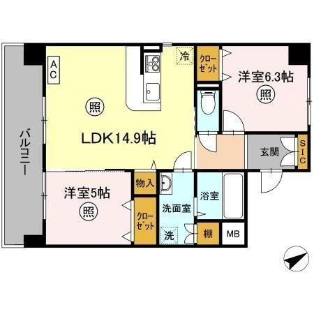 エミネンス大町の間取り