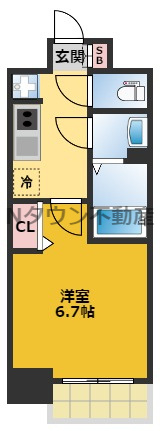 【間取り】 | プレサンス鶴舞ファースト | 間取りです。