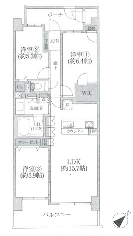 【間取り】 | オーベルグランディオベイフロント