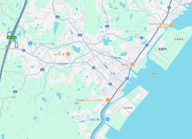 淡路市志筑　第2期　新築一戸建ての地図