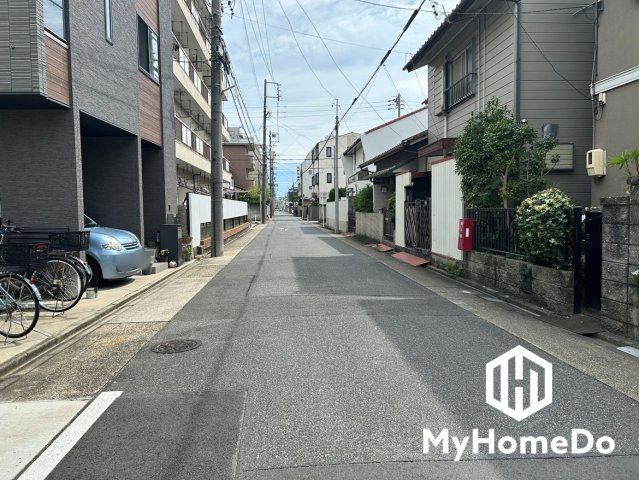 北区清水5丁目の前面道路含む現地写真