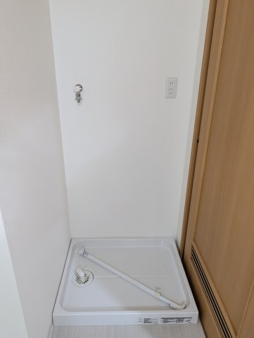 目黒本町マンションの設備|洗濯機置き場です