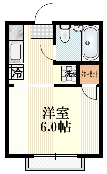 シティハイム　ブラドリーの間取り|★家具配置しやすい間取りです★