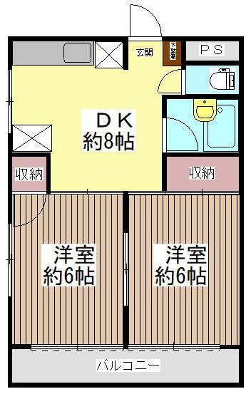 コスモリード船橋イーストの間取り