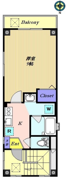 シティオザワⅡの間取り