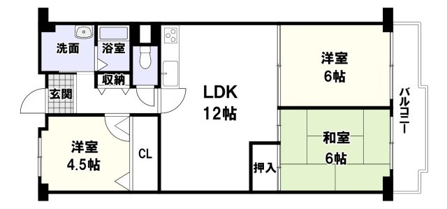 アーク茨木の間取り