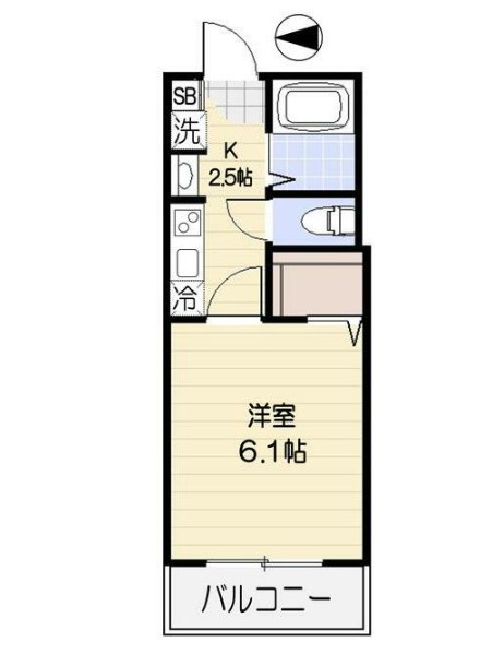 サンドニエル西尾久の間取り